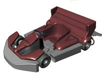 Race Cart CAD Model